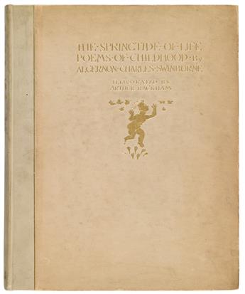 (RACKHAM, ARTHUR.) Swinburne, Algernon Charles. The Springtide of Life.